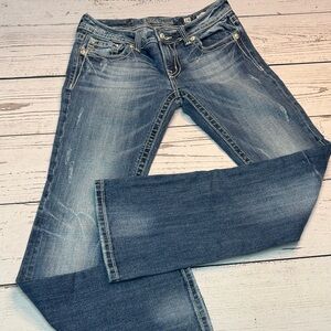 Miss Me Faded Blue Boot Cut Jeans